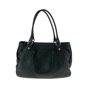 GUCCI Tote Bag 296853 leather Black GoldMetal Tote Bag Shoulder Bag Sukey Women Used