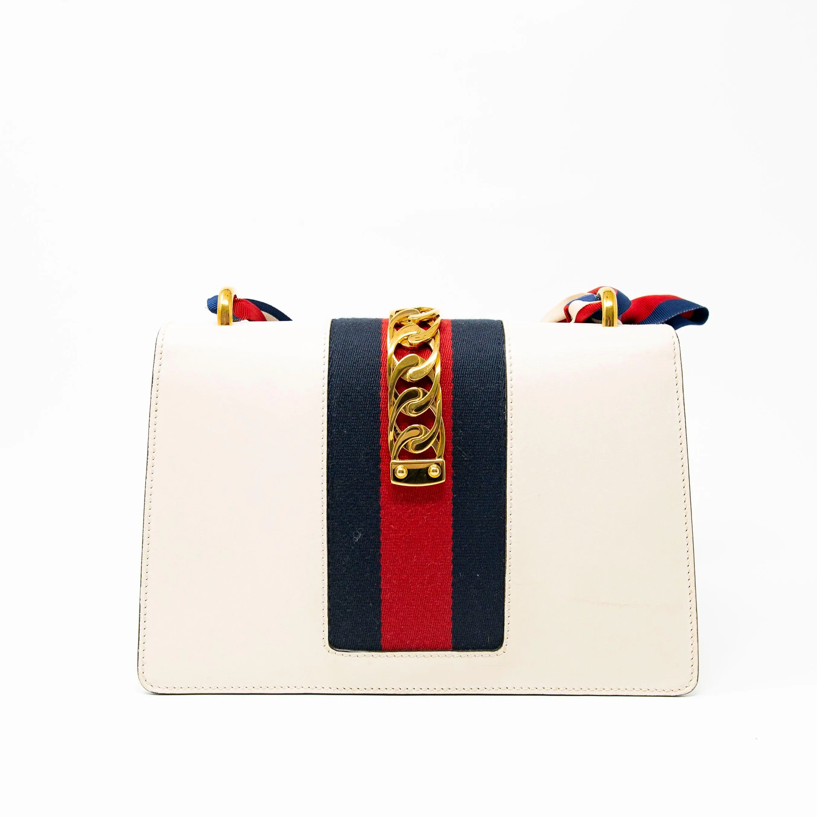 Gucci White Small Sylvie Bag
