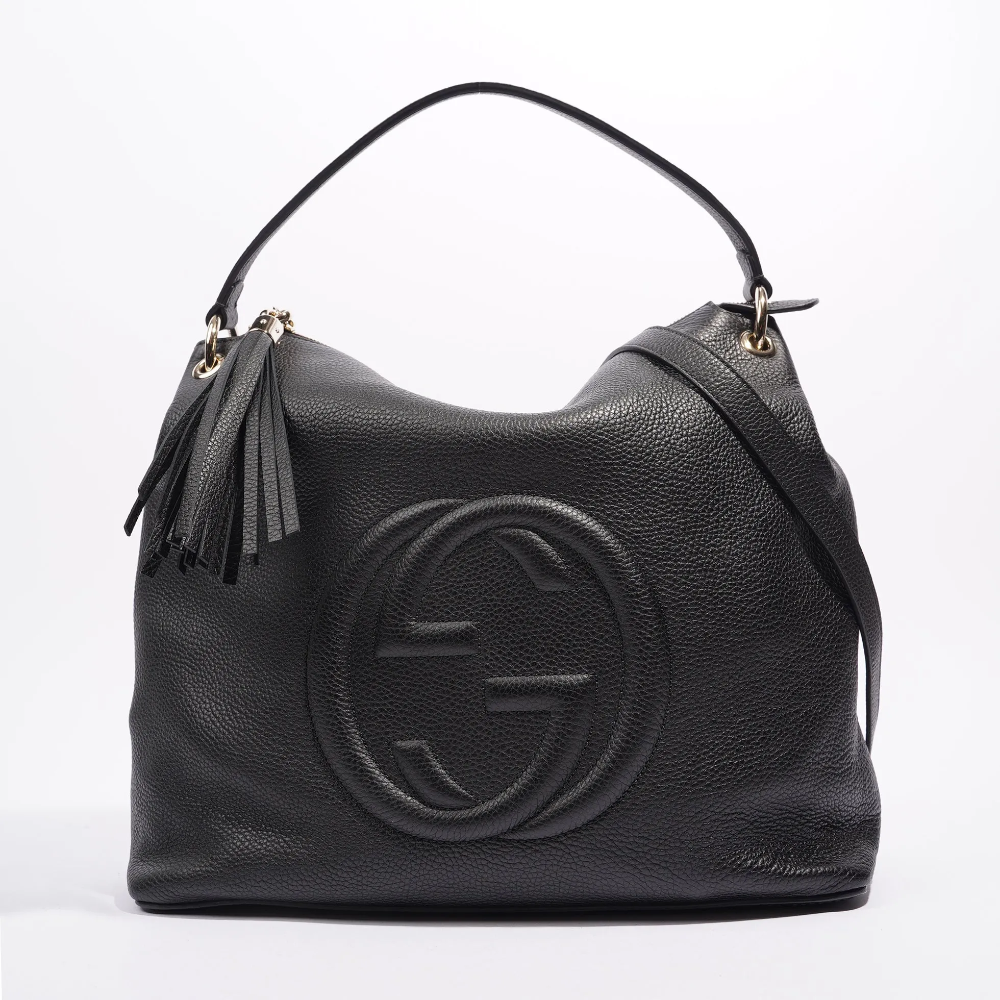Gucci Womens Soho Shoulder Bag Black