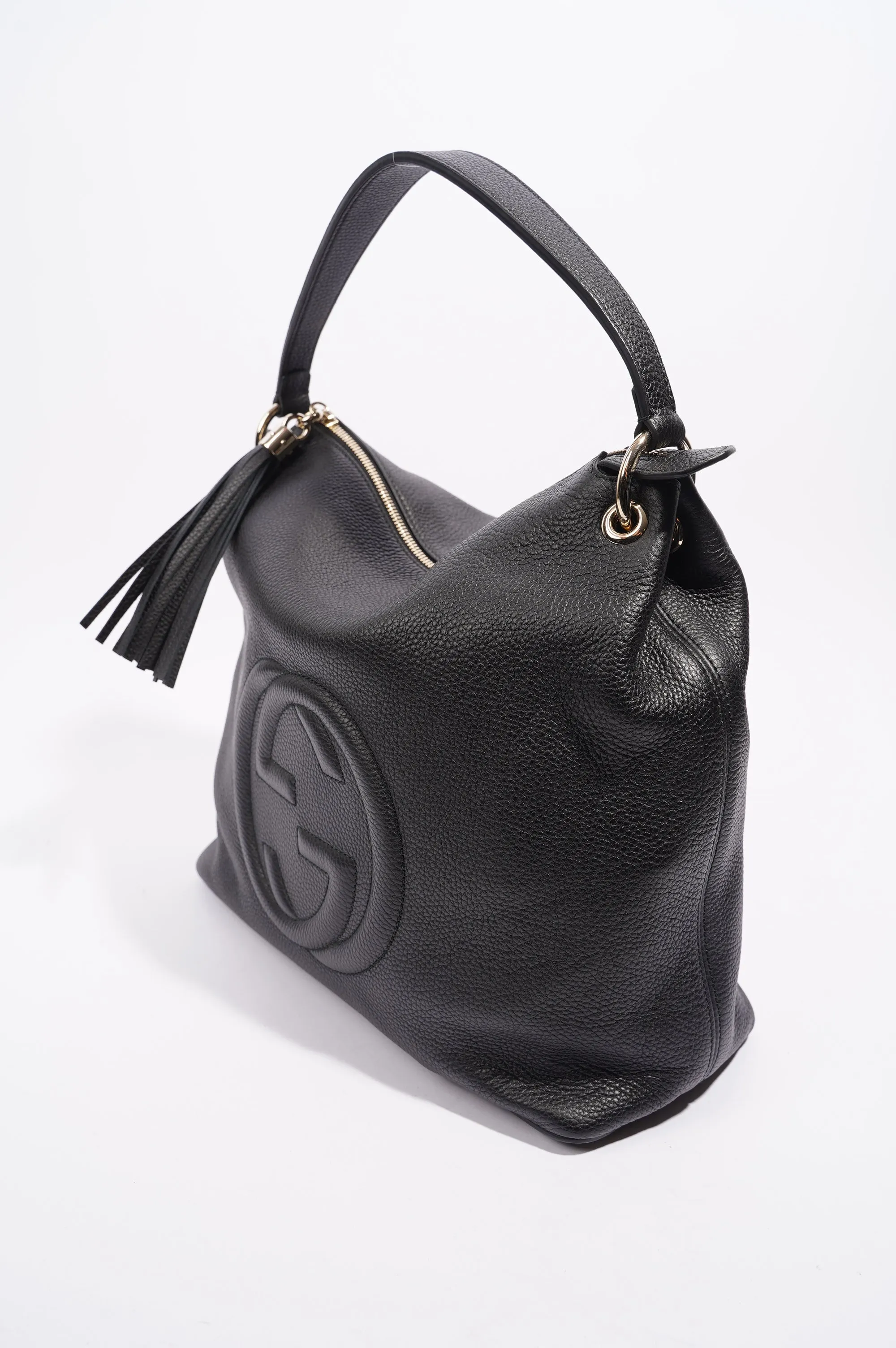 Gucci Womens Soho Shoulder Bag Black