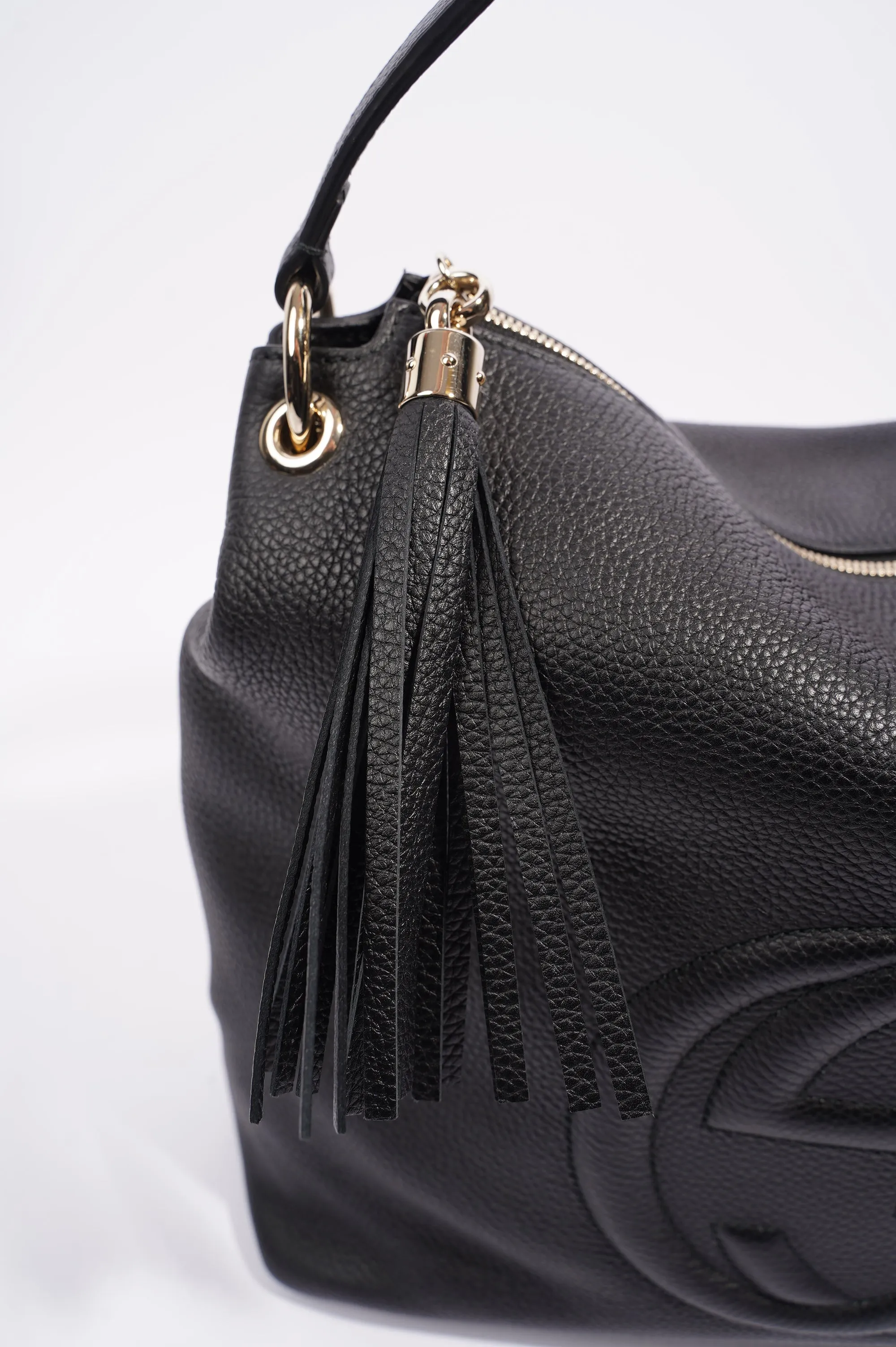 Gucci Womens Soho Shoulder Bag Black