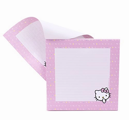 Hallmark Hello Kitty Notepad Set (3 Notepads, 1 Pen)