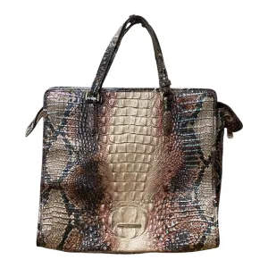 Handbag Designer By Brahmin In Brown, Size:Large