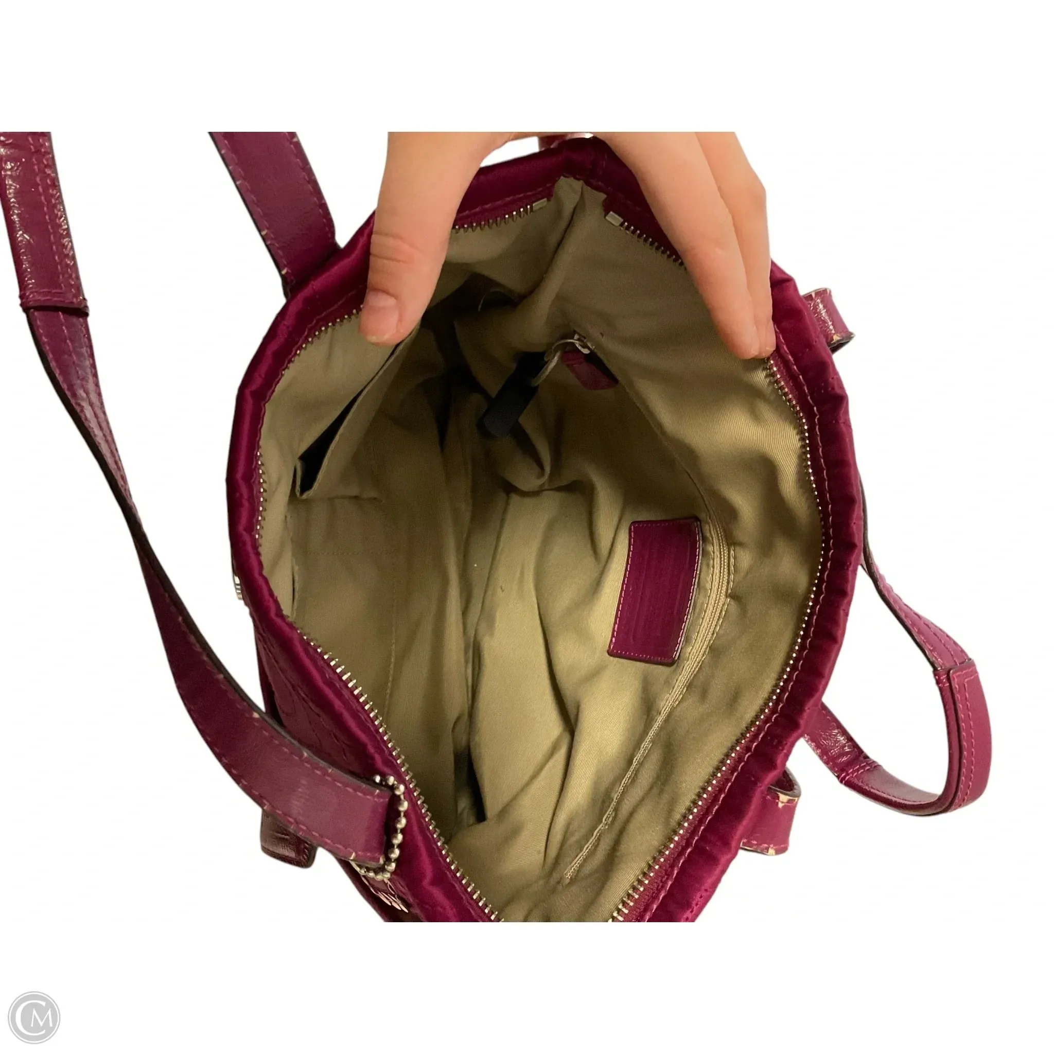 Handbag Designer By Coach, Size: Medium