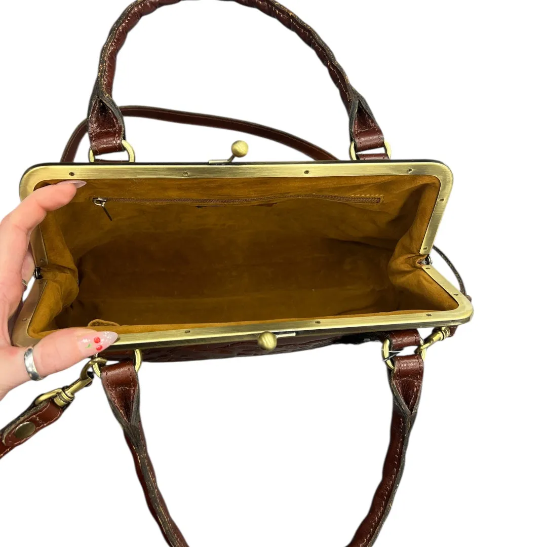 Handbag Designer By Patricia Nash In Brown, Size:Medium