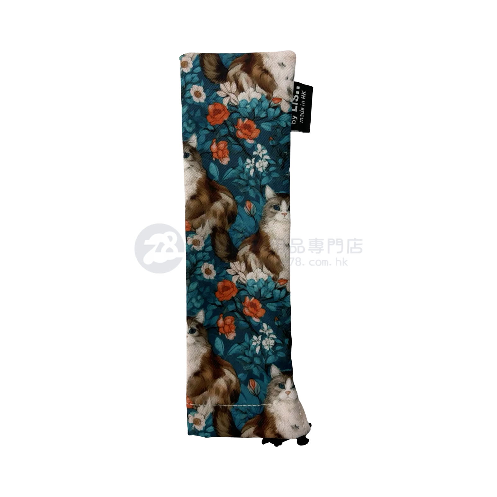 Handmade Water Resistant handle Case (Floral Cats 451)