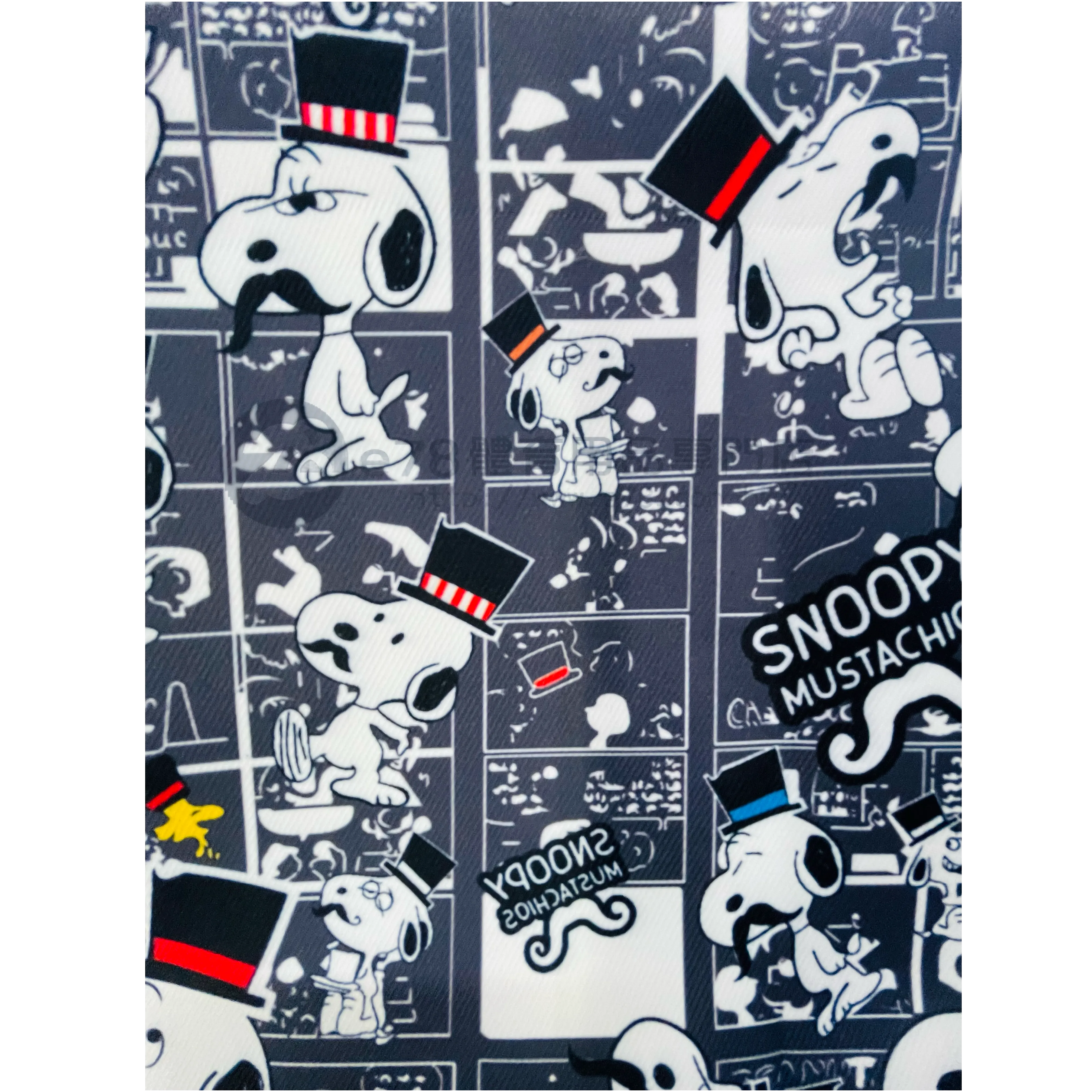 Handmade Water Resistant Racket Case (beard snoopy 214??