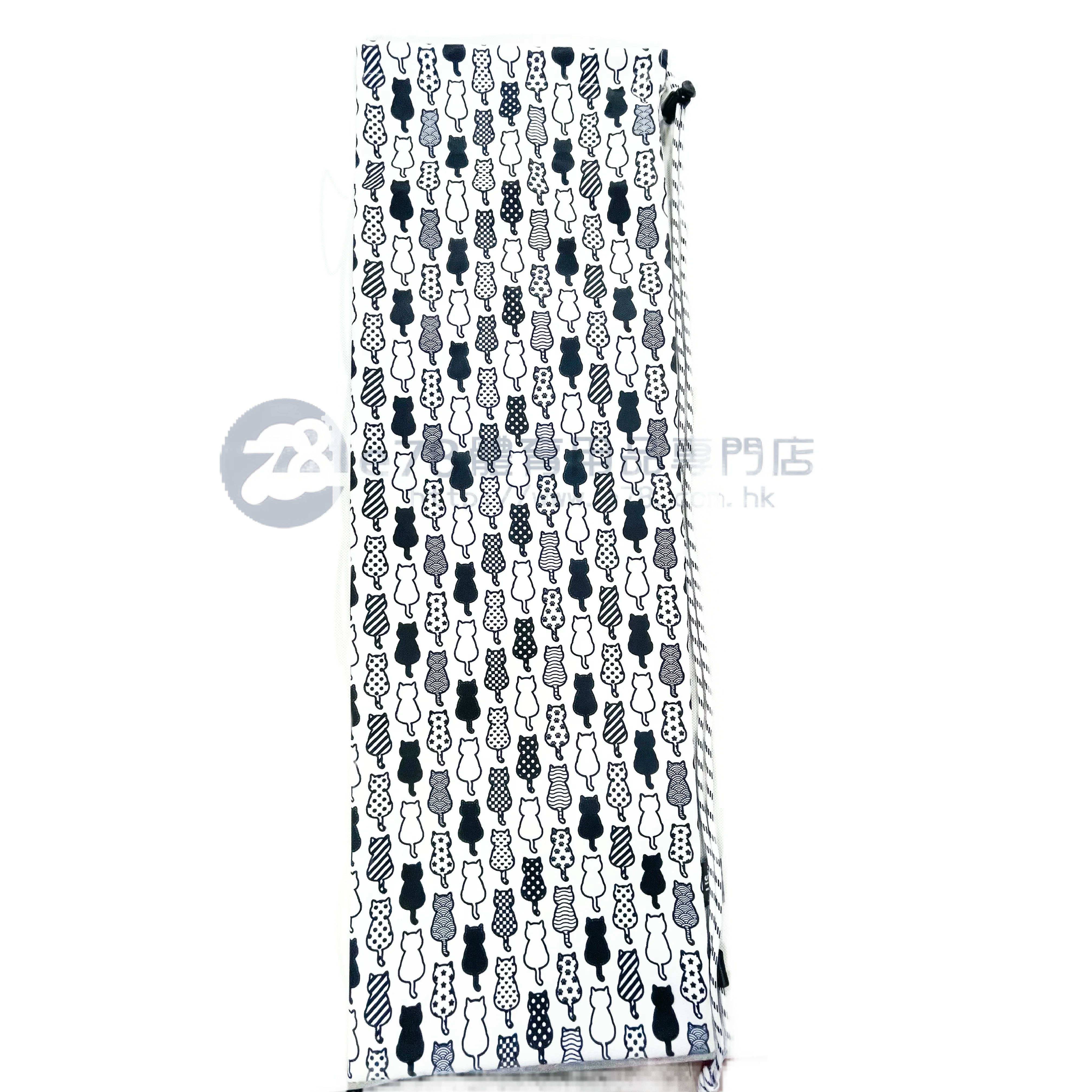 Handmade Water Resistant Racket Case ( black and white back cat 209??