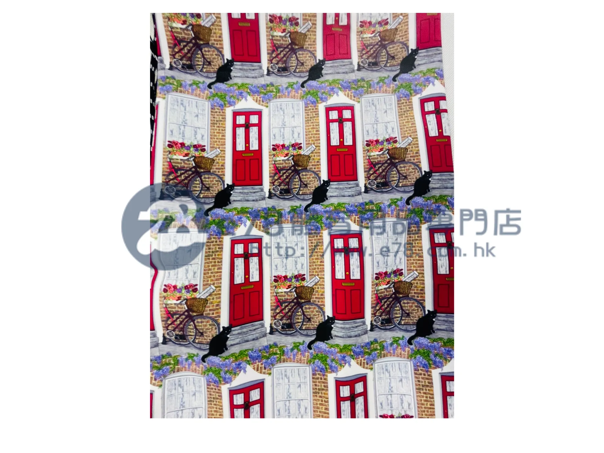 Handmade Water Resistant Racket Case (English landscape garden cat 232??