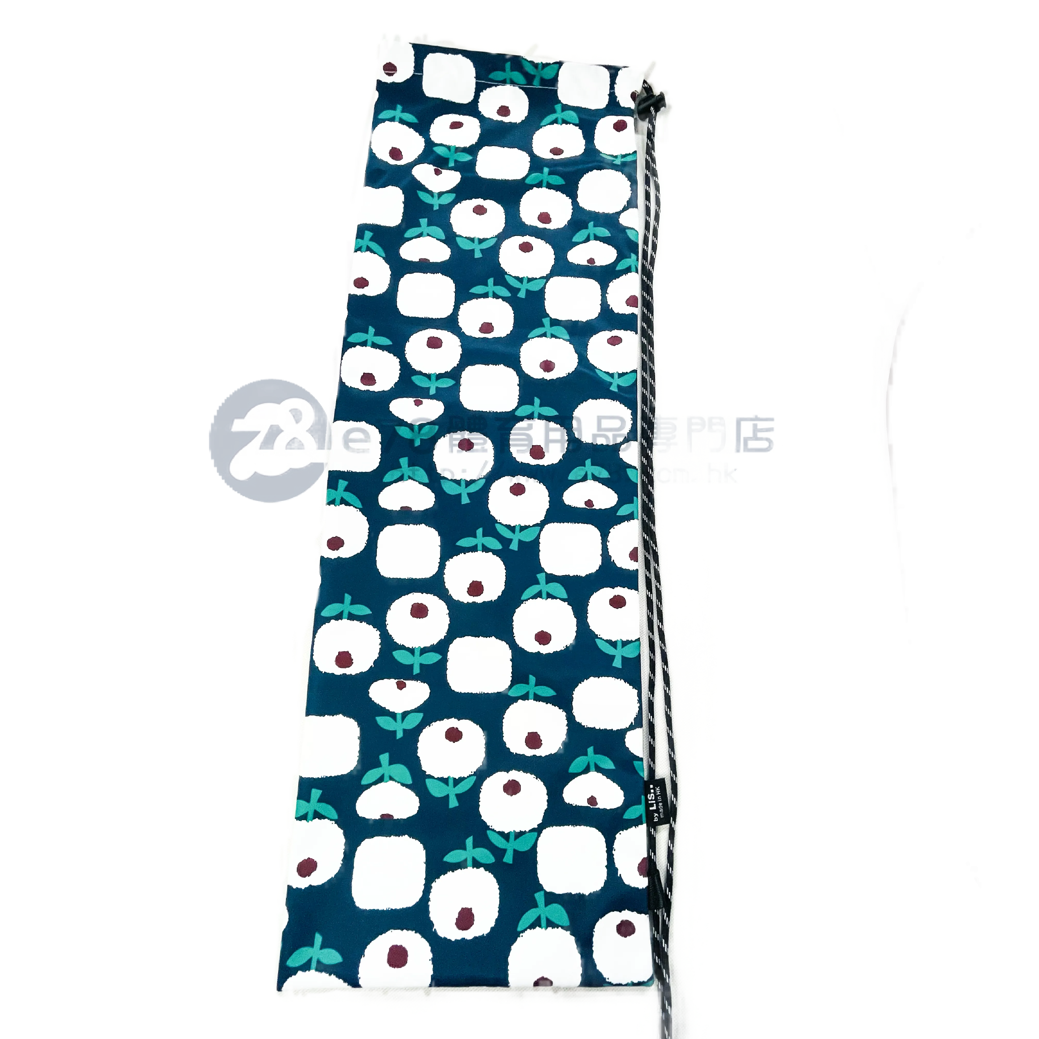 Handmade Water Resistant Racket Case ( green background flower 207??