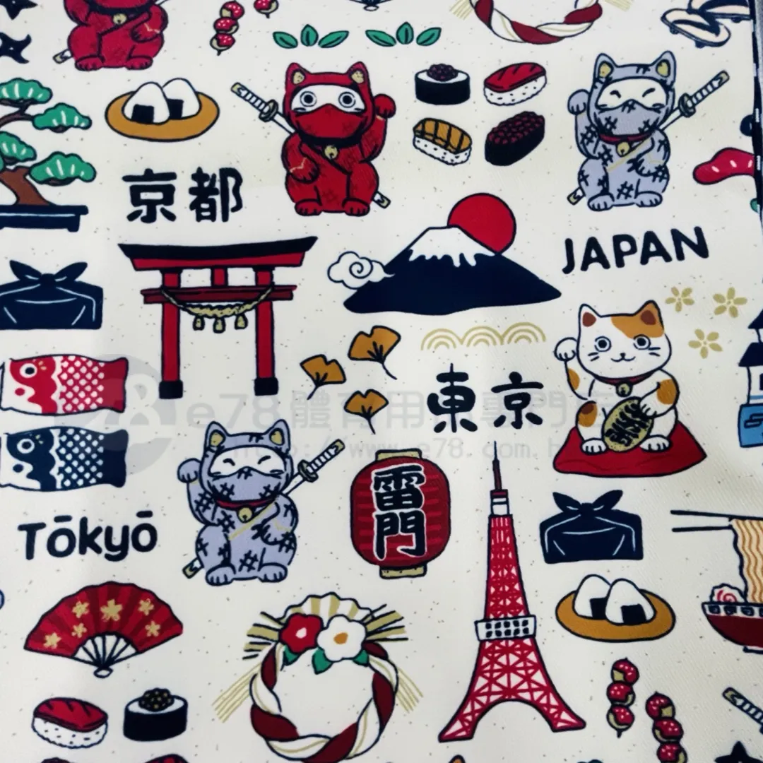 Handmade Water Resistant Racket Case (Lucky cat 258)