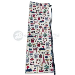 Handmade Water Resistant Racket Case (Lucky cat 258)