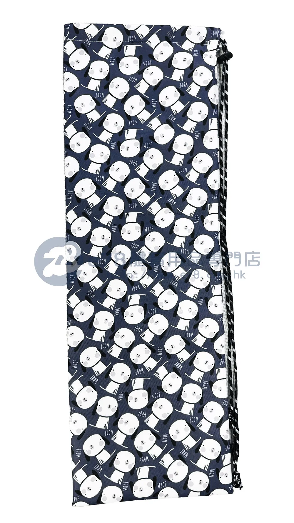 Handmade Water Resistant Racket Case (Monochrome Dog 394)