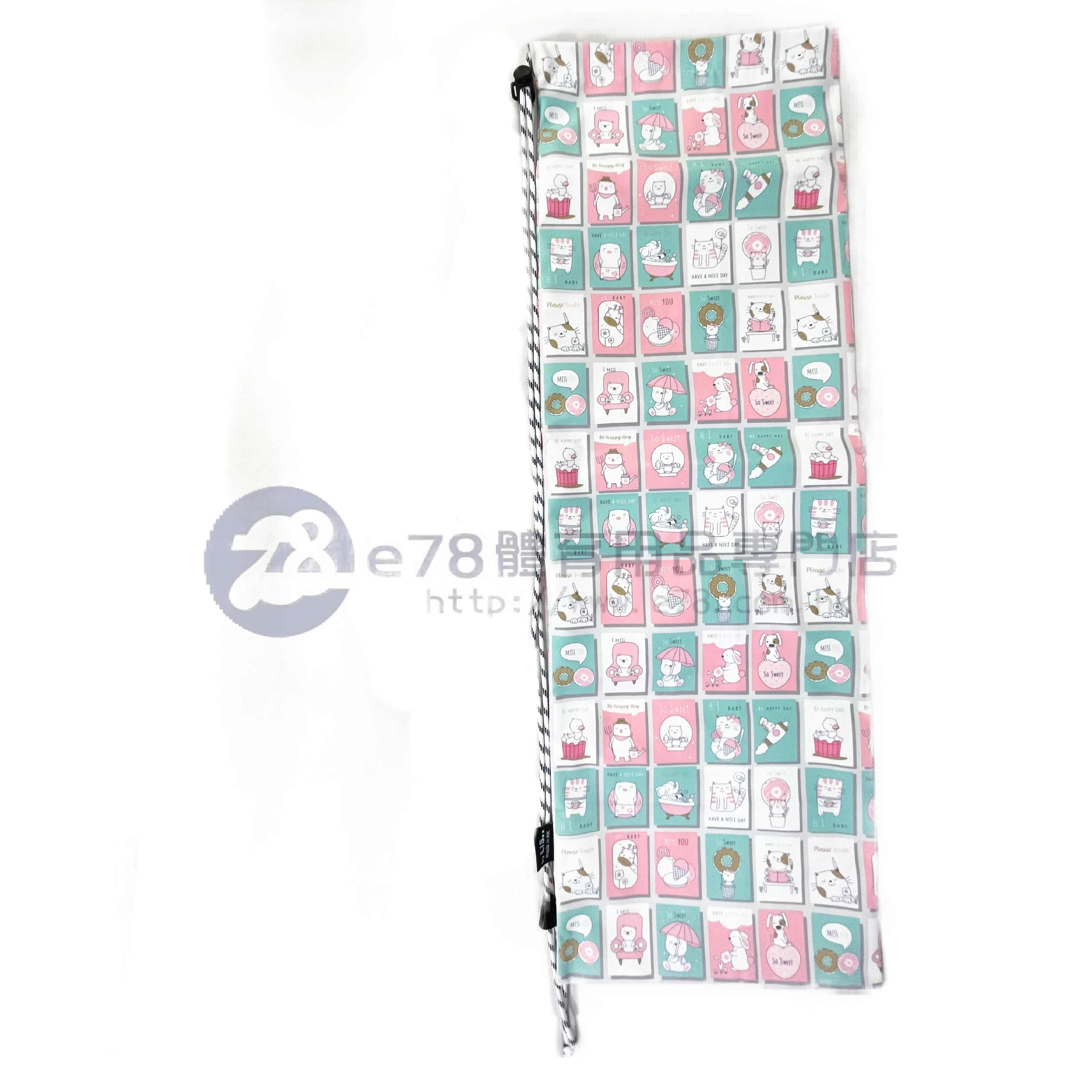 Handmade Water Resistant Racket Case ( Pink animal 223??