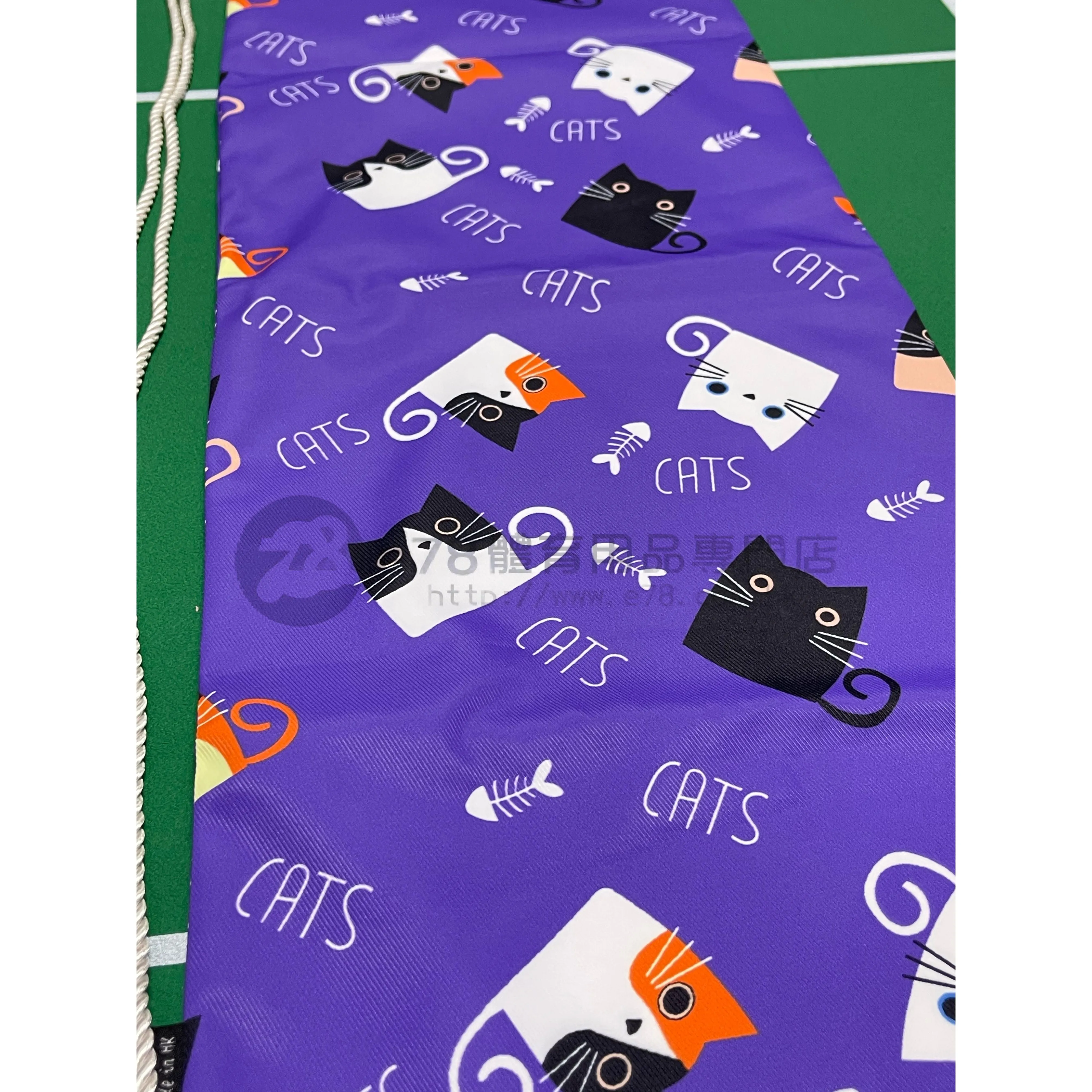 Handmade Water Resistant Racket Case (Purple cat129)