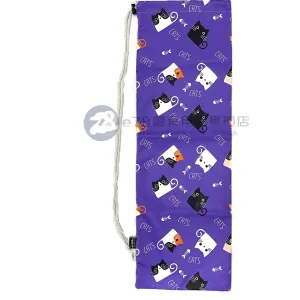 Handmade Water Resistant Racket Case (Purple cat129)