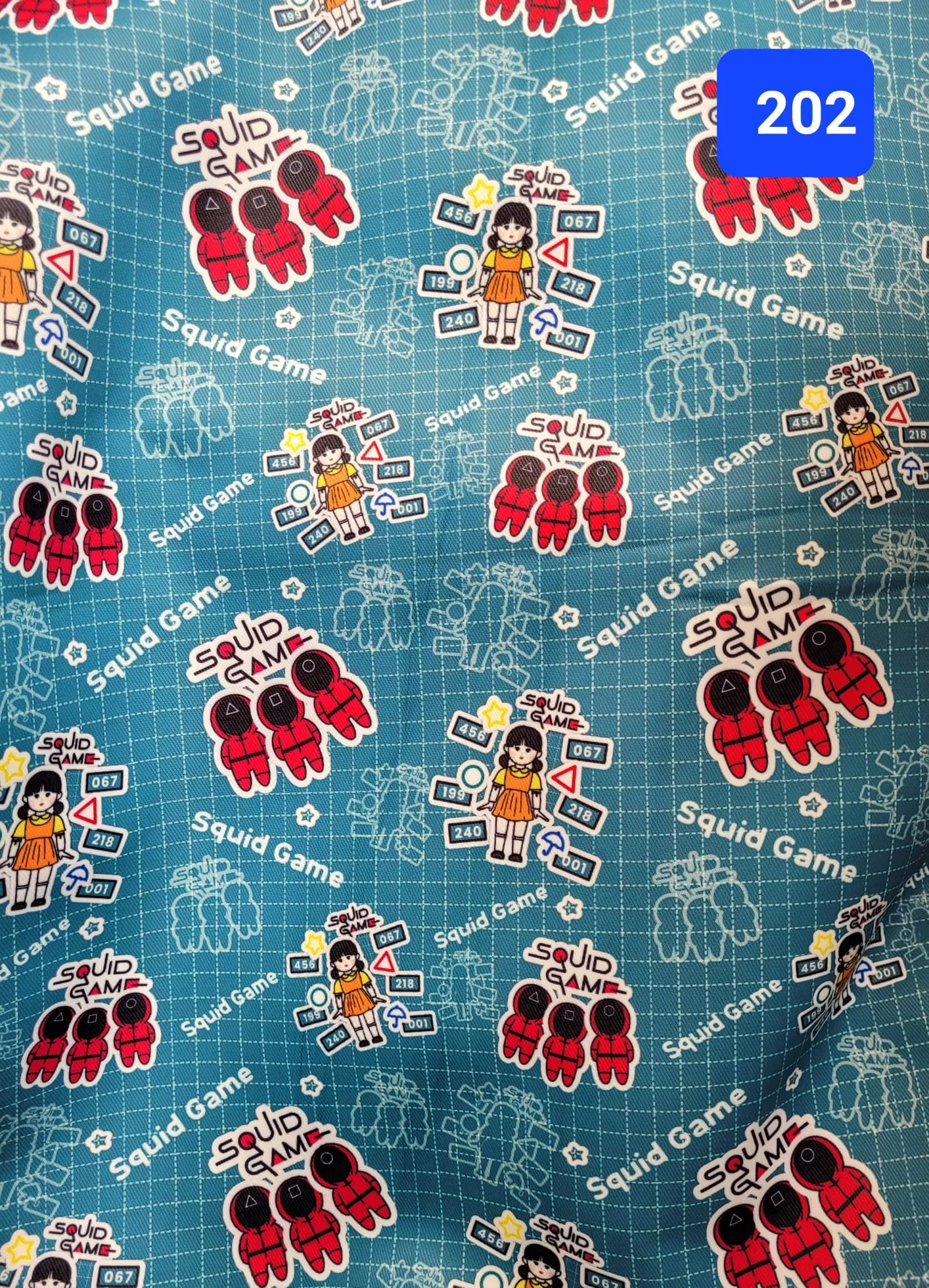 Handmade Water Resistant Racket Case ( Squid Game 202??