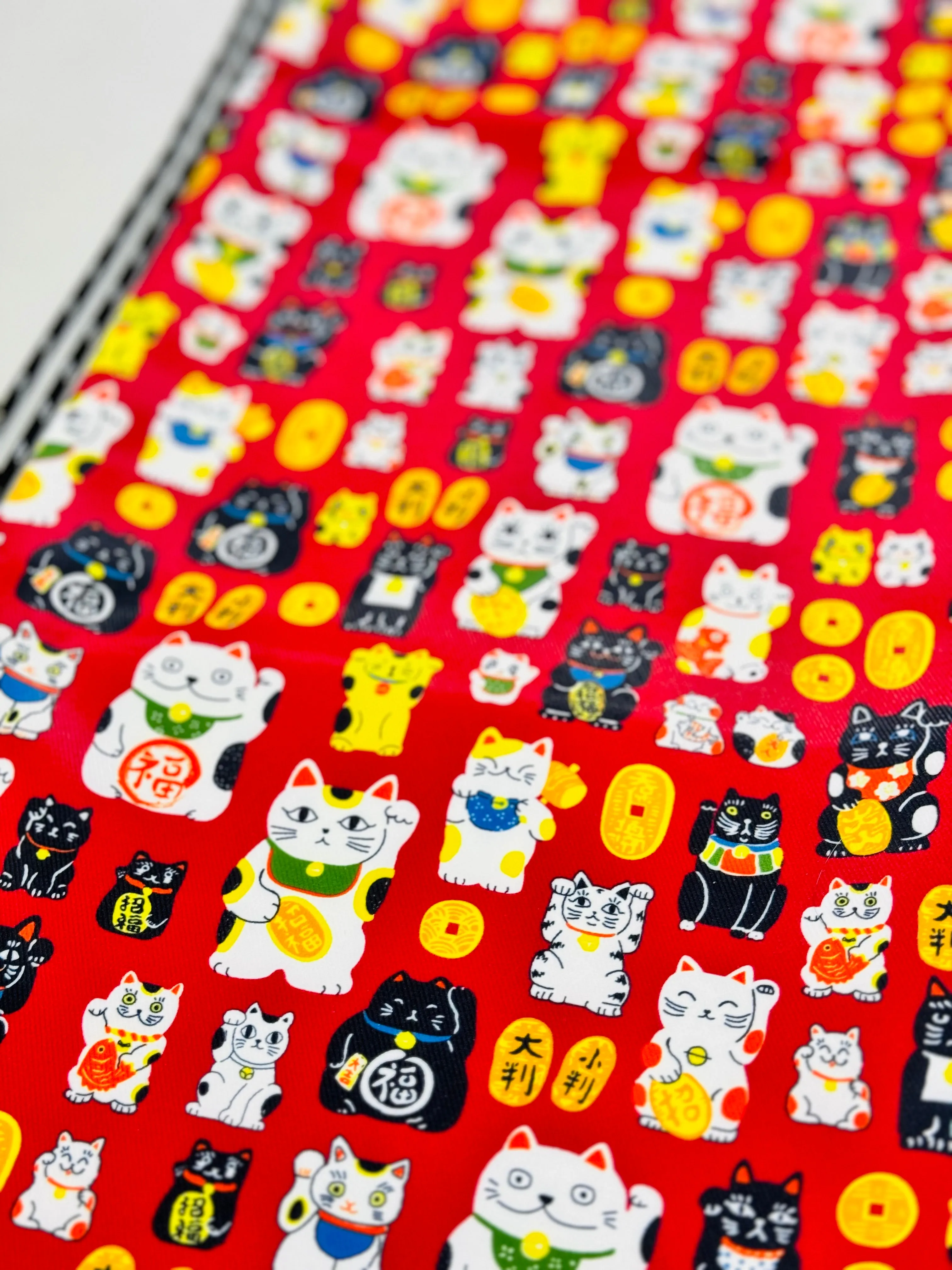 Handmade Water Resistant Racket Case(Lucky Cat 379)