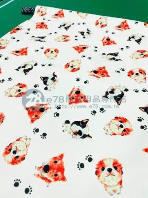 Handmade Water Resistant Shoes bag (Puppy Faces 499)
