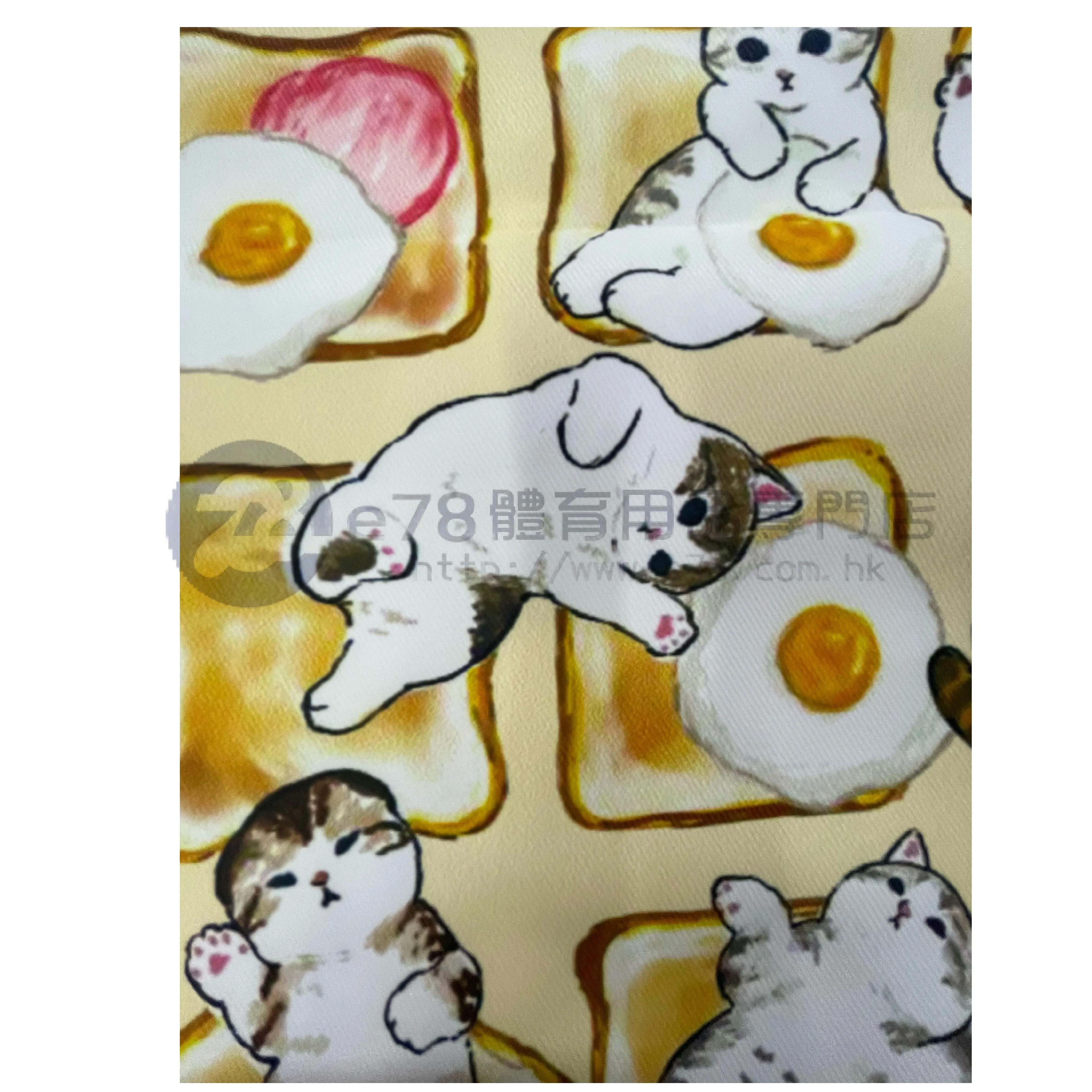 Handmade Water Resistant tennis Case (Bread cat 167??