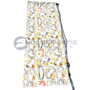 Handmade Water Resistant tennis Case (Bread cat 167??
