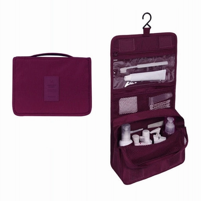 Hanging Toiletry Storage Bags Travel Folding Wash Pouch Cosmetic Organizer Wholesale Bulk Lots