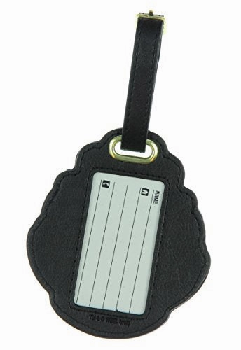 Harry Potter Hogwarts Crest Luggage Tag ,Black ,One_Size