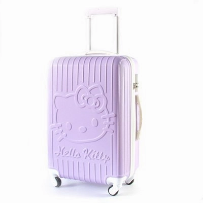 Hello Kitty Travel Suitcase Set With Wheel Rolling Luggage Spinner Trolley Case Woman Cosmetic Case