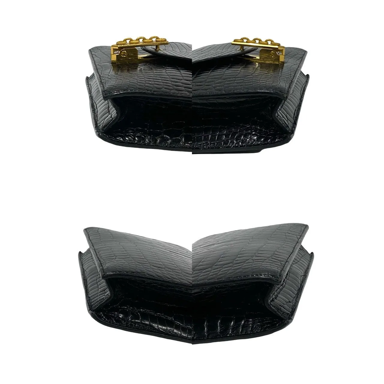 HERMES Shoulder Bag Polosus black Alcazar Women Used