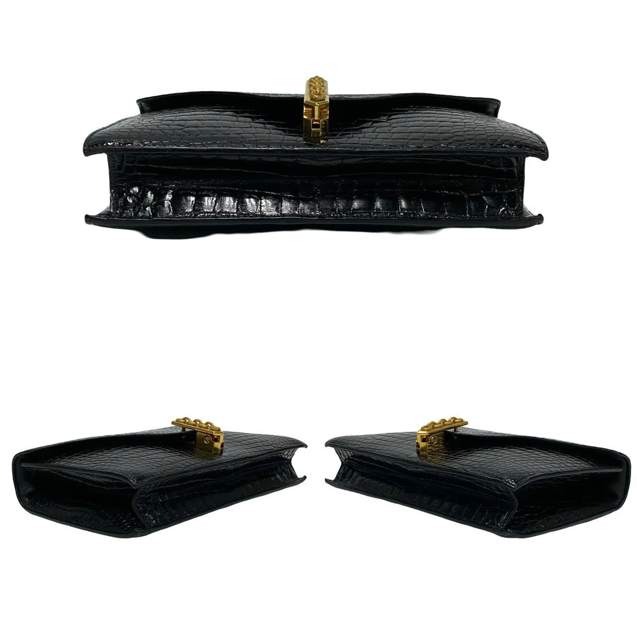HERMES Shoulder Bag Polosus black Alcazar Women Used