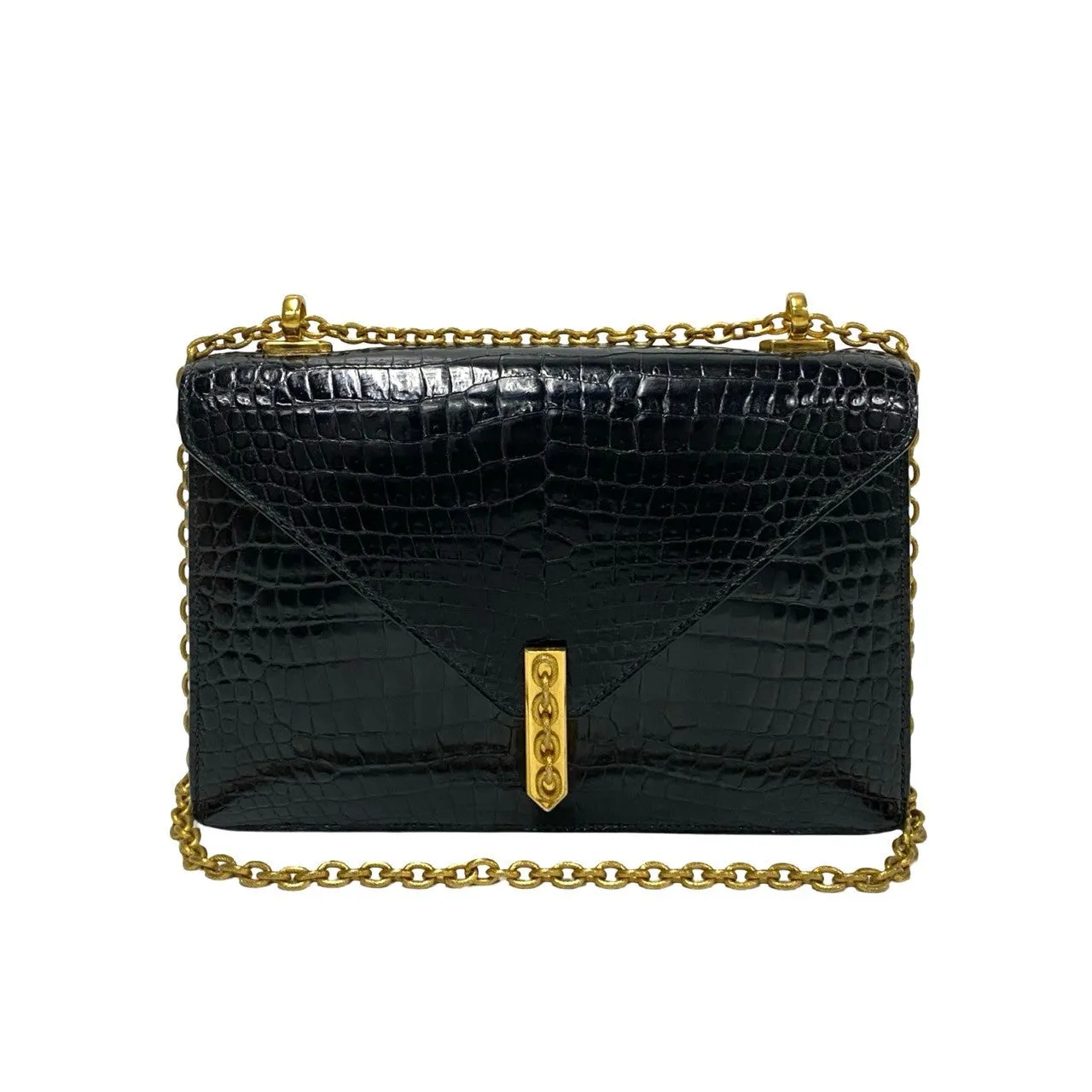 HERMES Shoulder Bag Polosus black Alcazar Women Used