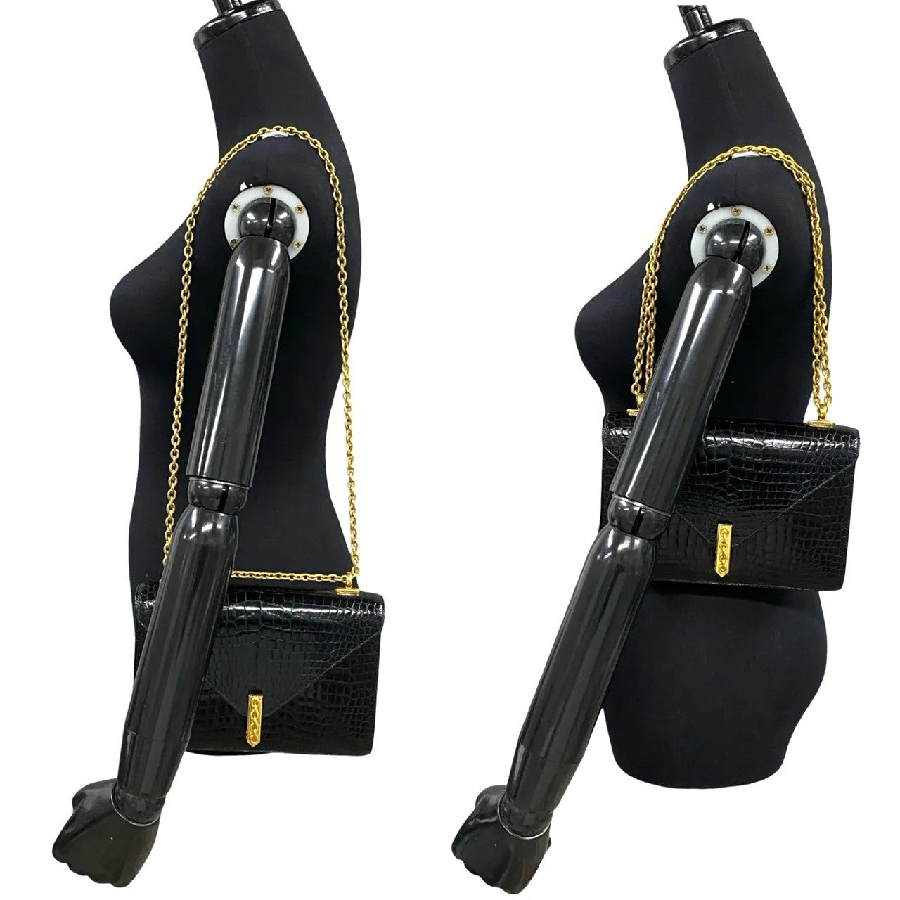 HERMES Shoulder Bag Polosus black Alcazar Women Used