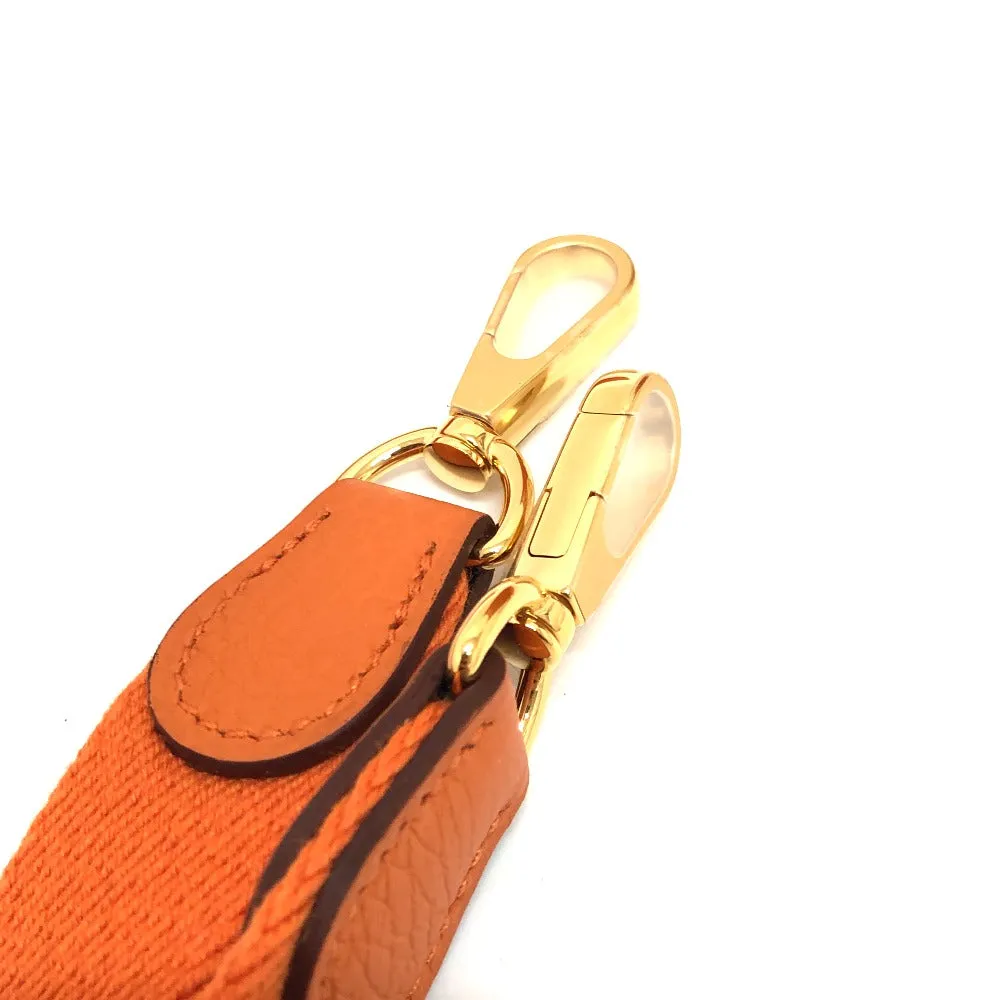HERMES Shoulder Bag Taurillon Clemence Orange Evelyn TPM Women Used