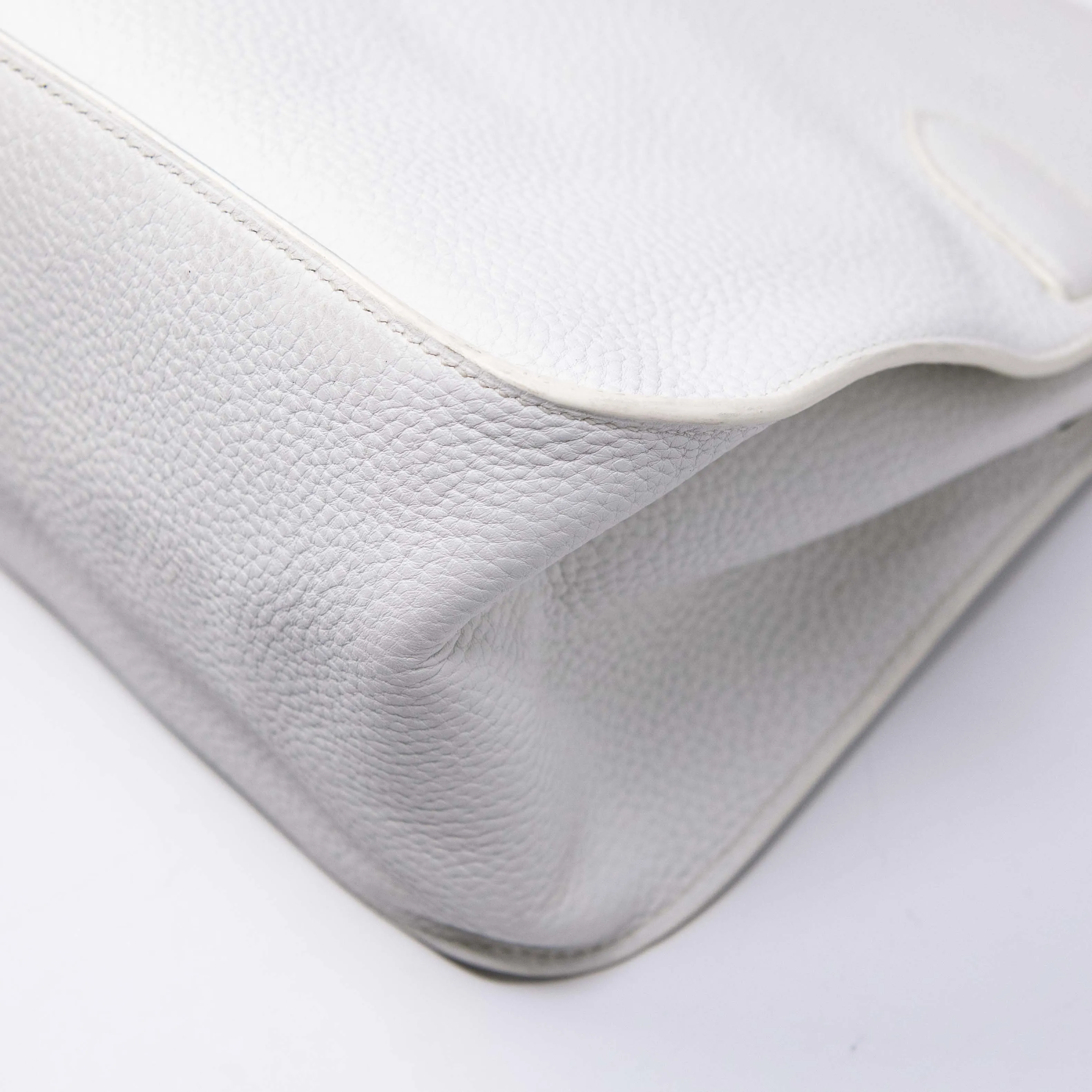 Hermes White Clemence Jypsiere 34