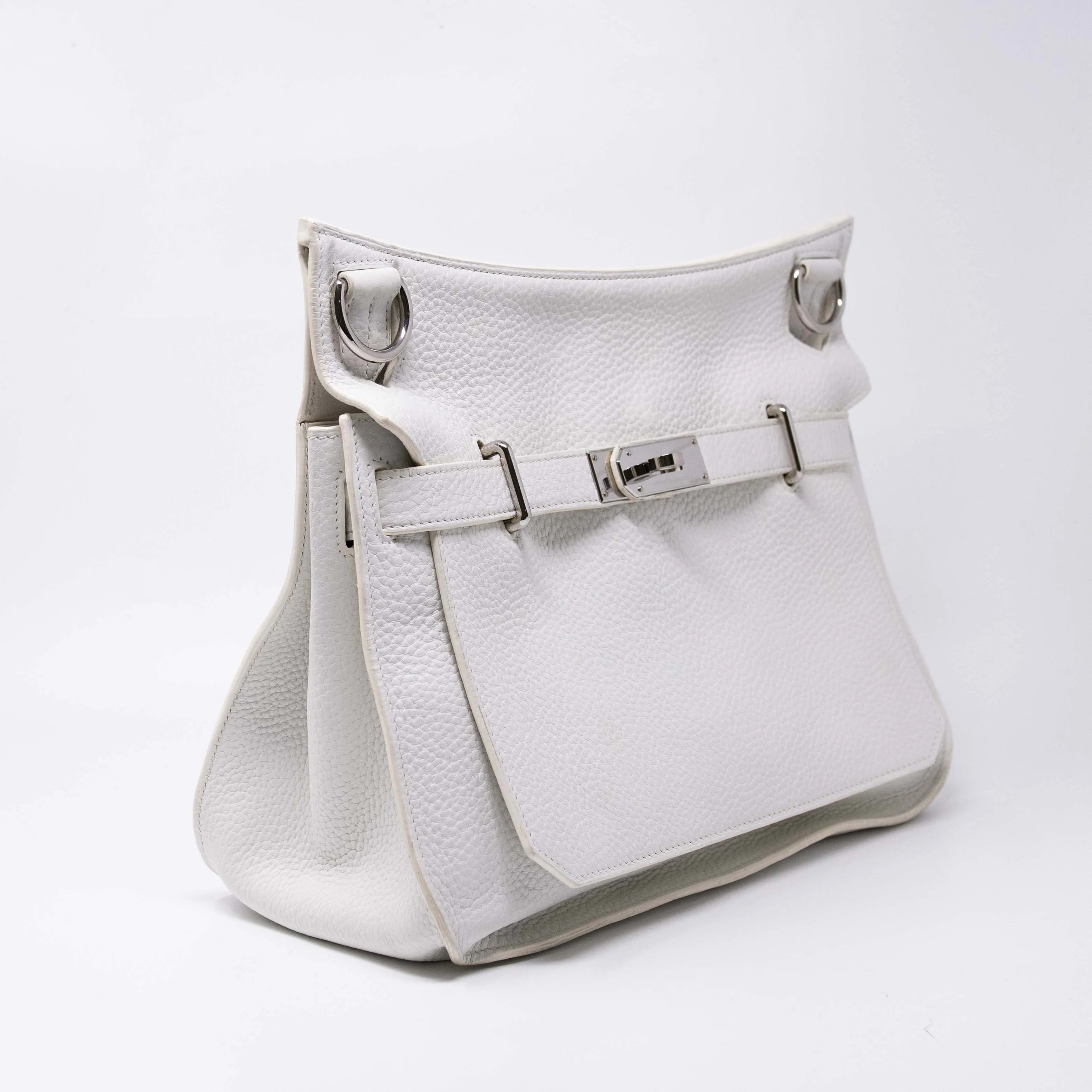 Hermes White Clemence Jypsiere 34