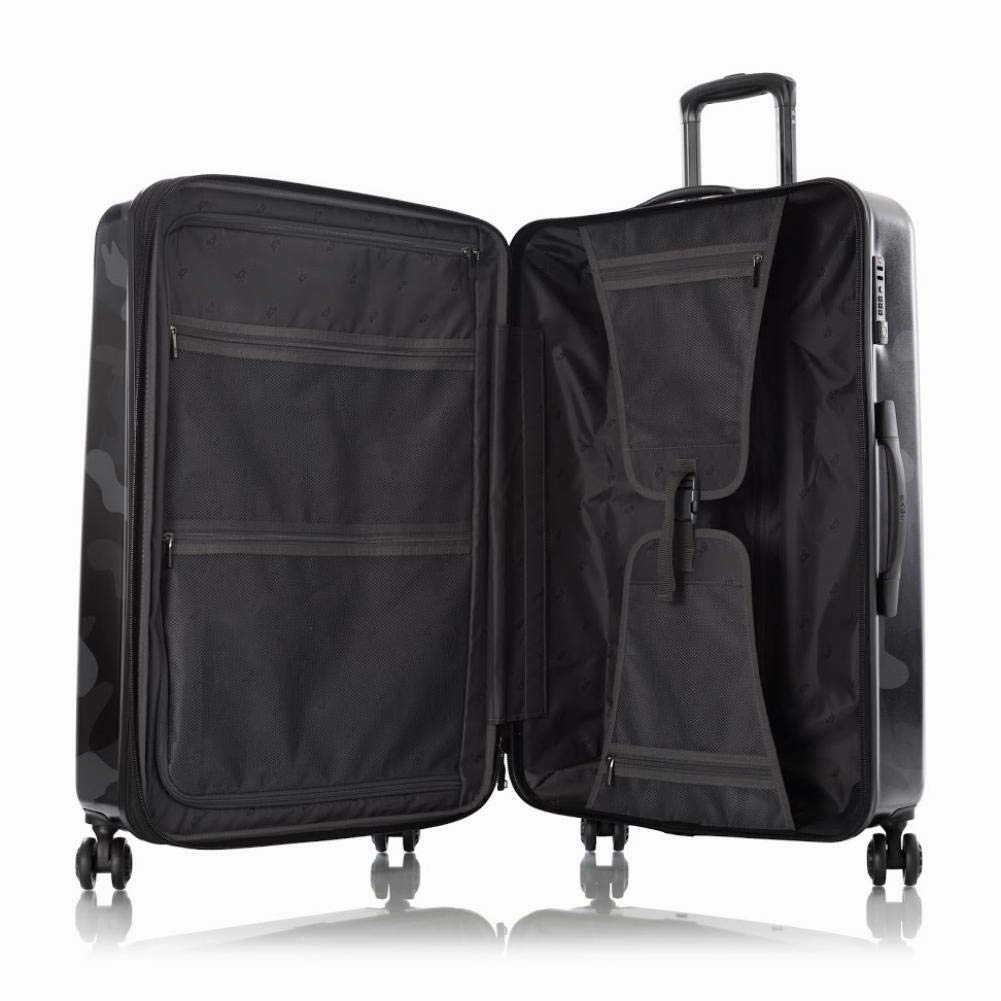 Heys America Black Camo 4-Wheel Spinner Hardside Luggage