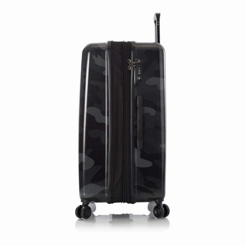 Heys America Black Camo 4-Wheel Spinner Hardside Luggage