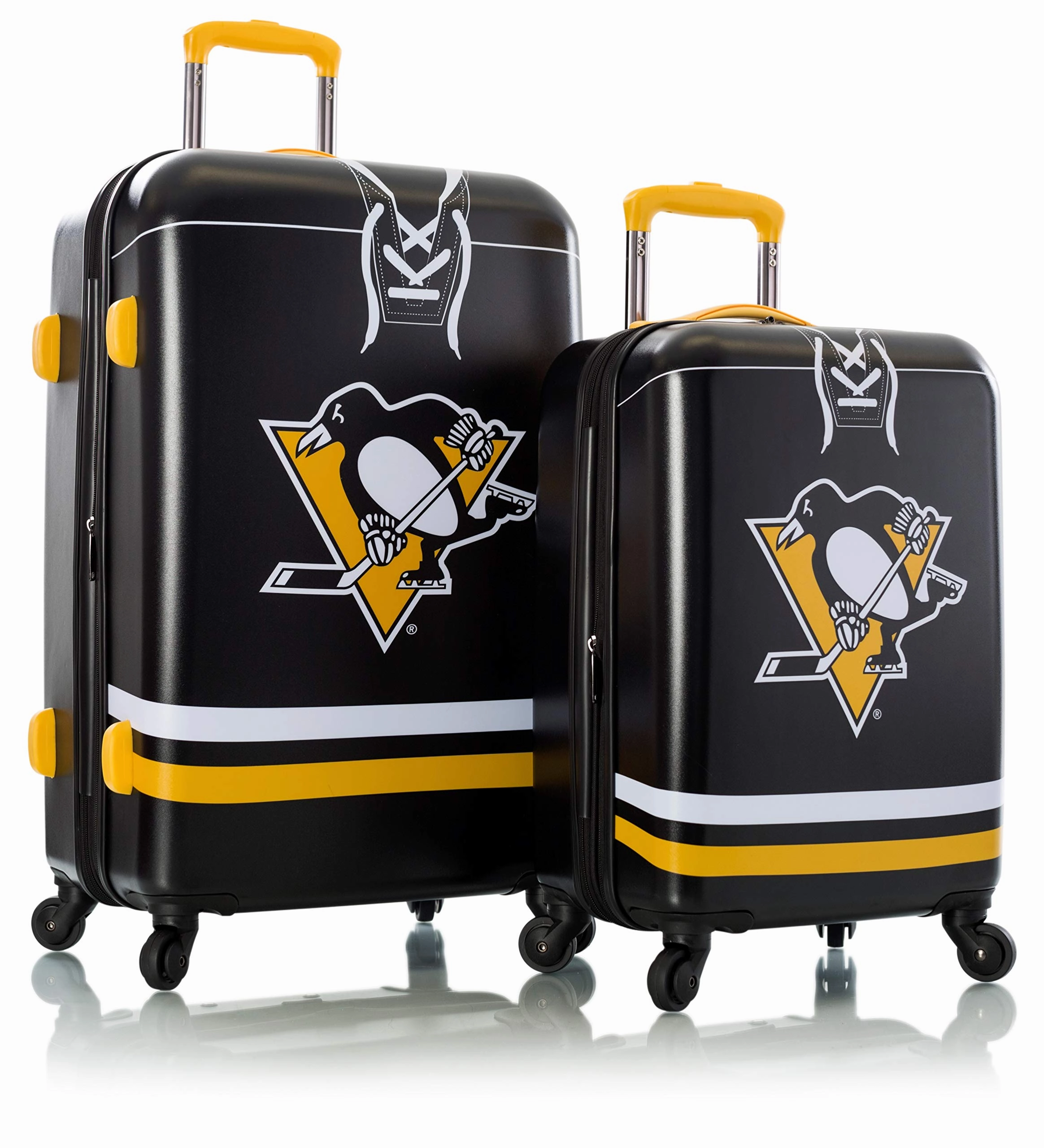 Heys America NHL Officially Licensed 2PC Set (21/26") 4-Wheel Luggage Sets