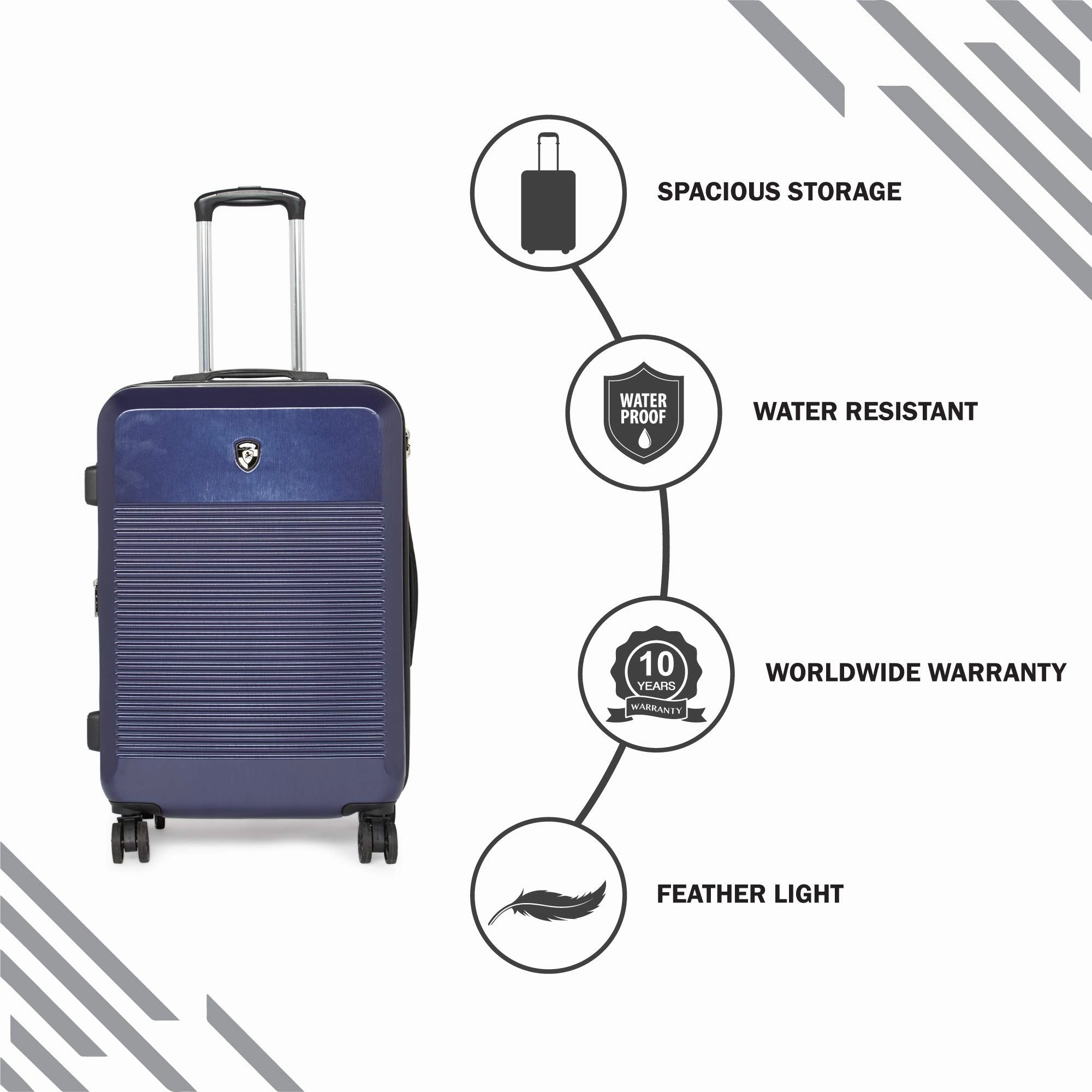 Heys America Terra-Lite 4-Wheel Spinner Hardside Luggage