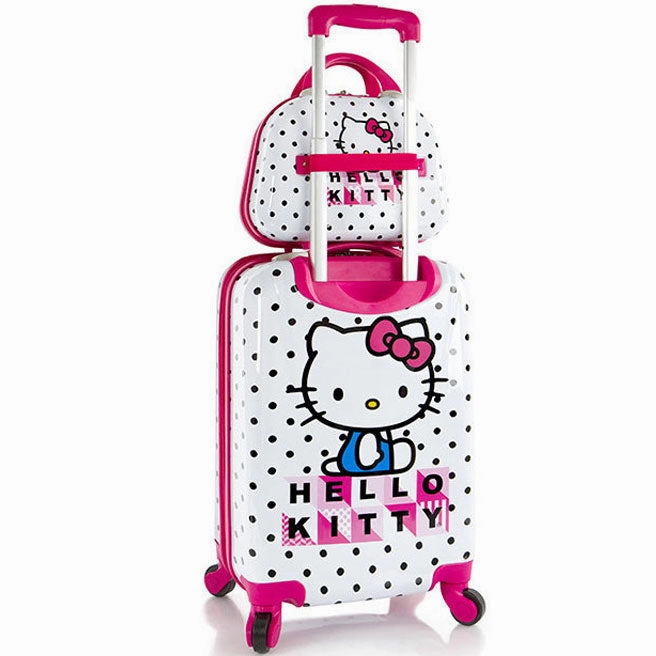Heys Hello Kitty 2 Piece Spinner Luggage Set