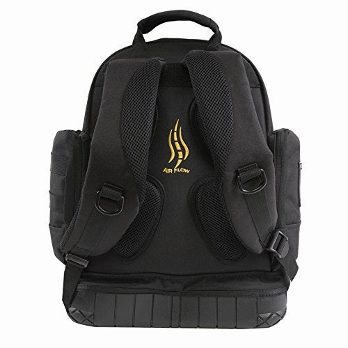 Highland Tactical Men'S Task Tool Molle Webbing Backpack, Black, One Size