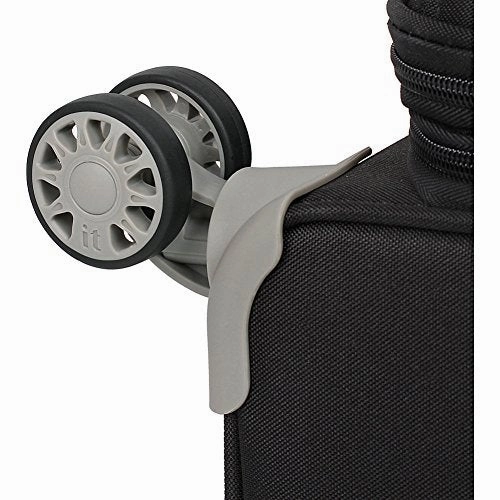 It Luggage 27.4" Quilte Lightweight Expandable Spinner, Black