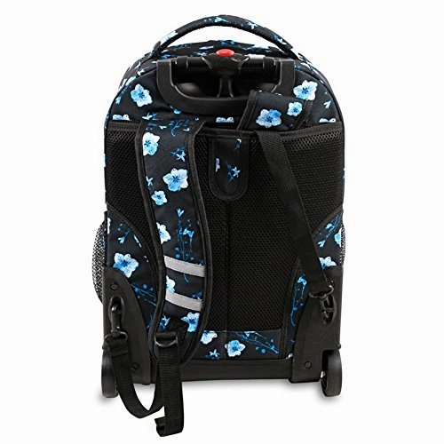 J World New York Sunrise Rolling Backpack, Night Bloom