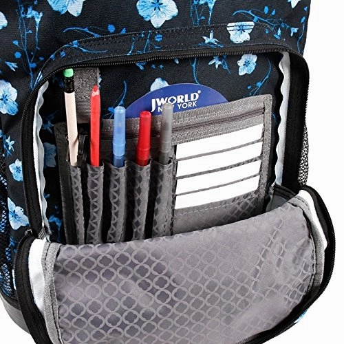 J World New York Sunrise Rolling Backpack, Night Bloom