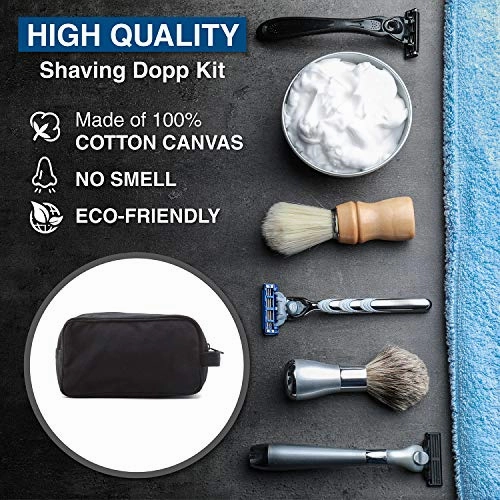 Jeep Wrangler Cat Dog Paw Prints Canvas Shower Kit Travel Toiletry Bag Case in Black & White