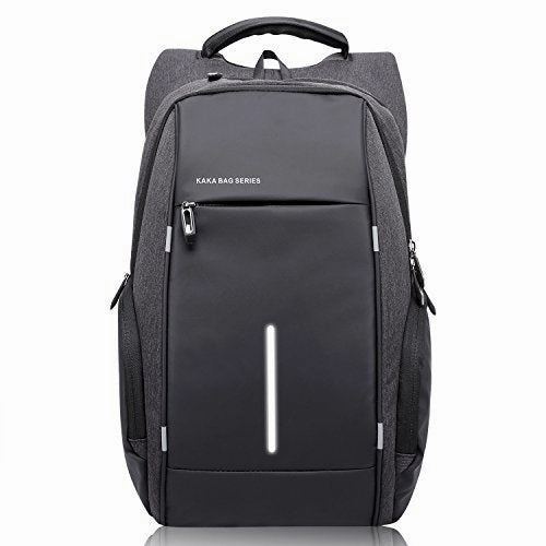Kaka Laptop Backpack Night Light Reflective Water Resistant And Durable Bag Anti Theft Backpack