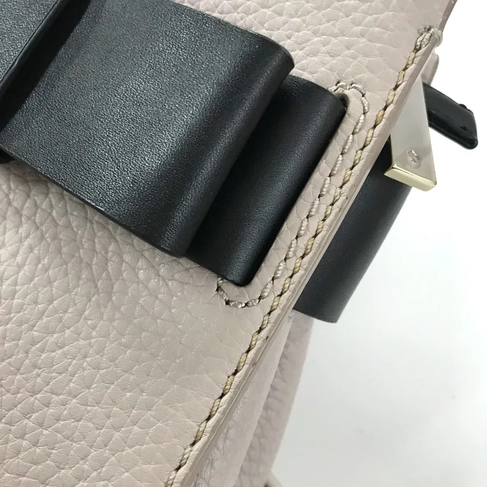 Kate Spade Handbag PXRU6082 leather Gray typex black Shoulder Crossbody Po Plat Street Women Used
