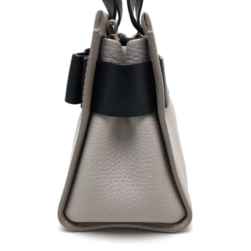 Kate Spade Handbag PXRU6082 leather Gray typex black Shoulder Crossbody Po Plat Street Women Used