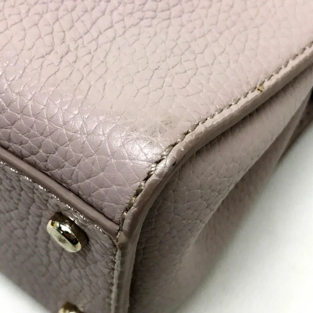 Kate Spade Handbag PXRU6082 leather Gray typex black Shoulder Crossbody Po Plat Street Women Used