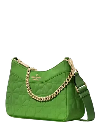 Kate Spade New York Spade Flower Quilted Nylon Convertible Crossbody